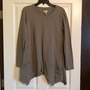LOGO by Lori Goldstein Tops - Olive Green Logo Tunic LOGO by Lori Goldstein Tops - Olive Green Logo Tunic